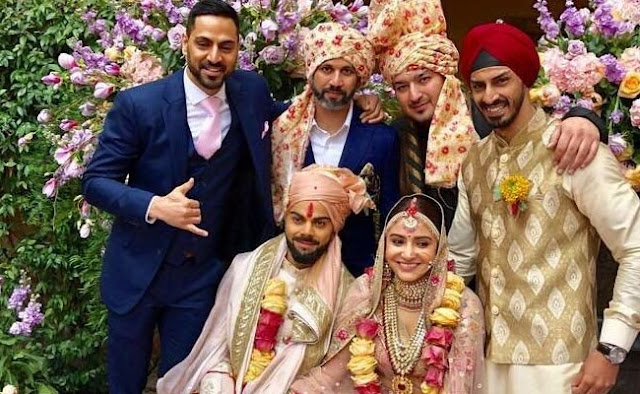 Anushka Sharma and Virat Kohli Wedding Photography