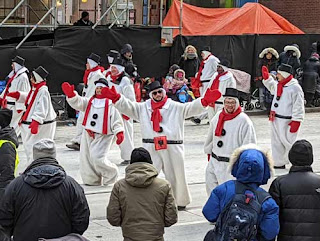 Snowmen Toronto Santa Claus Parade.