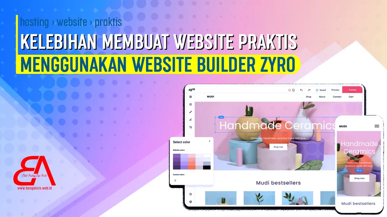 Kelebihan Membuat Website Praktis Menggunakan Website Builder Zyro