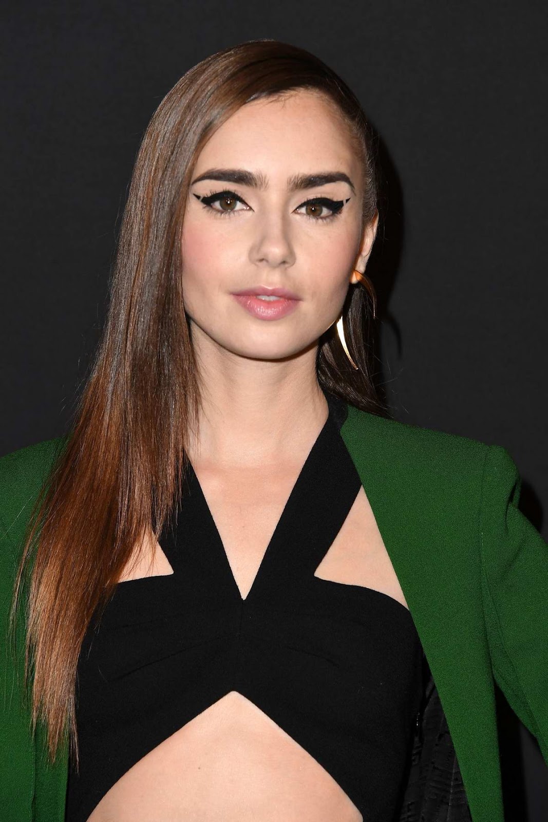 Lily Collins best red carpet dresses photo