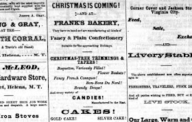 Ad in the Montana Post, December 9, 1865