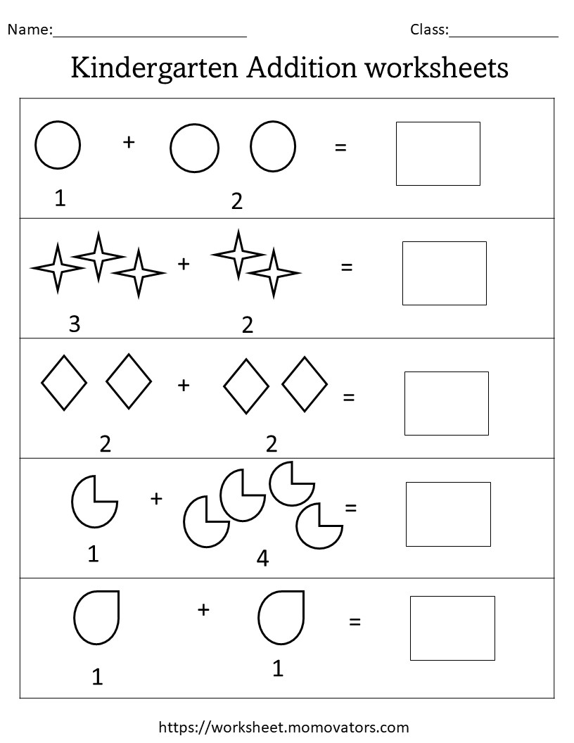 free printable addition worksheets for kindergarten, free addition worksheets for kindergarten, worksheet of addition for kindergarten, simple addition worksheets for kindergarten @momovators