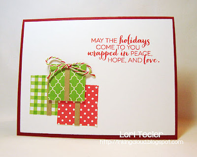 Wrapped in Peace, Hope, and Love-designed by Lori Tecler-Inking Aloud-stamps from Clear and Simple Stamps