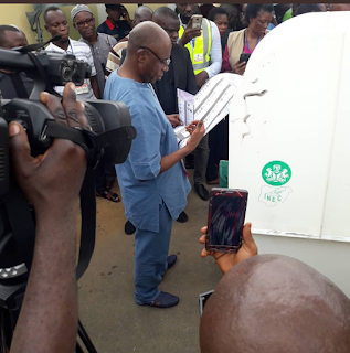 Amaechi Casts His Votes For Governorship/house Of Assembly Candidates