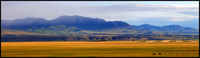 Looking North from the 87 in Montana USA.