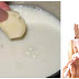 Ella coloca un ajo en leche todas las noches, la razón te sorprenderá