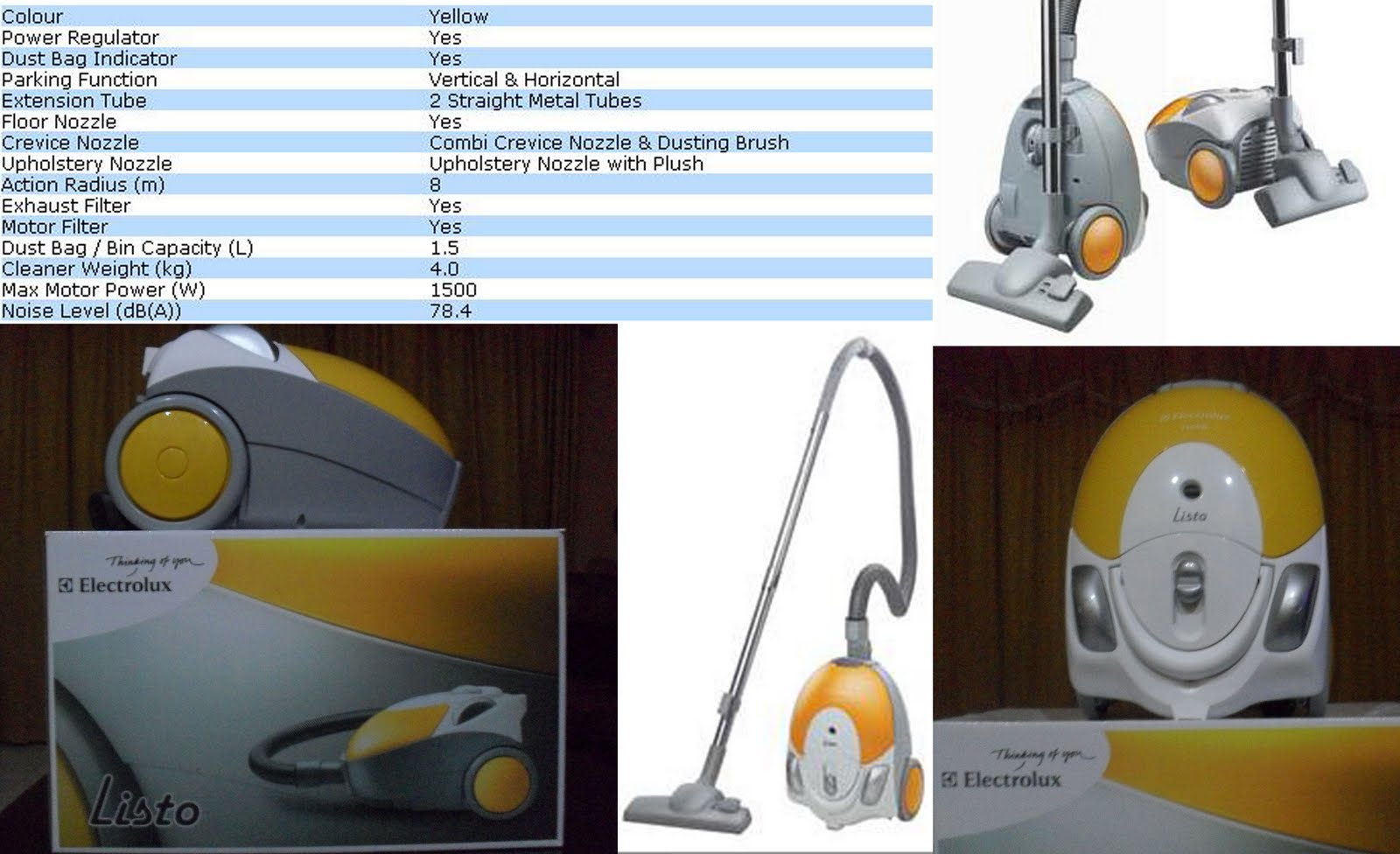 Jom Beli @ NazzNetw Shop: Z2100 Listo Vacuum Cleaner