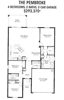 Pembroke floor plan Caribbean Village Venice FL