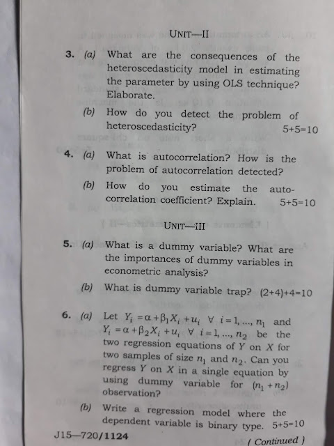 Assam University 6th sem question paper 2015 Download pdf