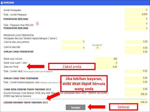 Cara,Panduan Dan Langkah Isi Borang Cukai Pendapatan ...