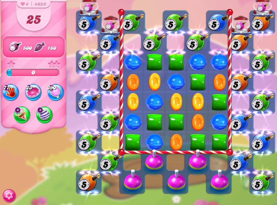 Candy Crush Saga level 4655