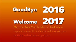 Good Bye 2016 Welcome 2017 quote