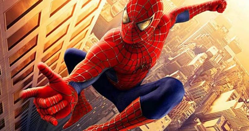 Mewarnai gambar  spiderman si super hero yang keren