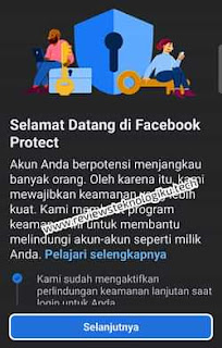 fitur facebook protect terbaru