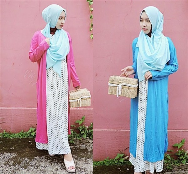 21 Cardigan Panjang Wanita Muslimah Model Terbaru 2017 2018