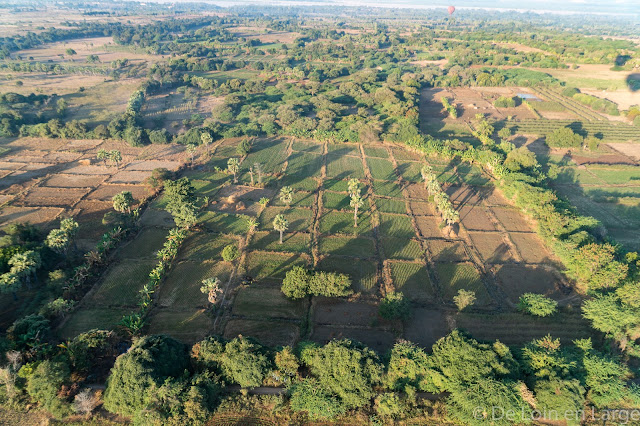 Plaine de Bagan en ballon - Myanmar - Birmanie