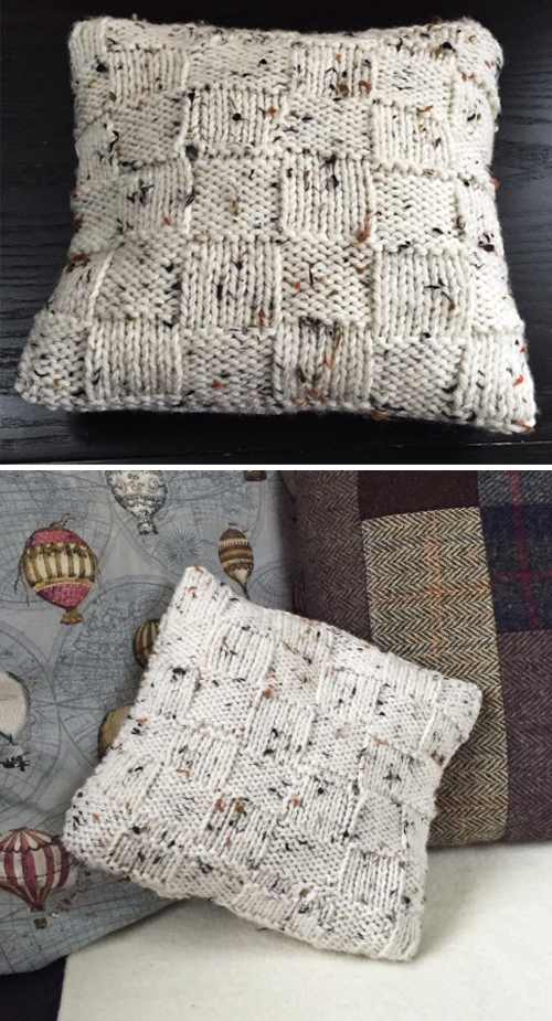 Charming Rustic Cushion Cover - Free Pattern 
