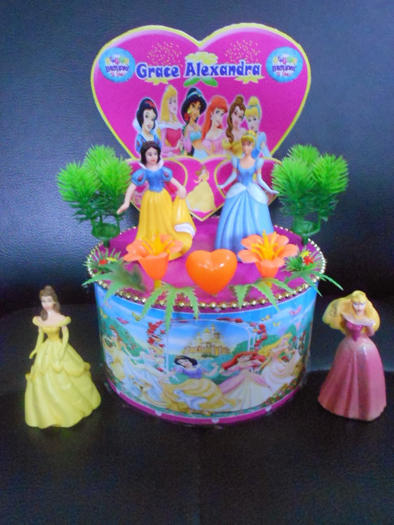 jual hiasan  kue ulang  tahun  Princess Toys Story Smurf 