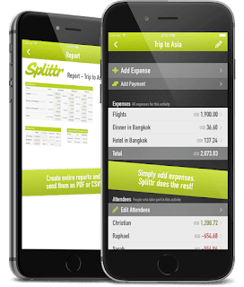 image showing Splittr app in iPhone