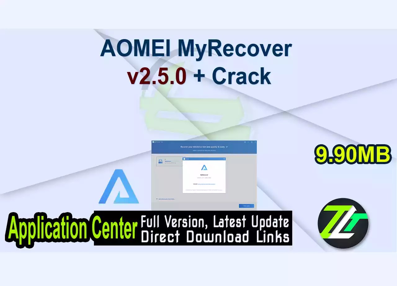 AOMEI MyRecover v2.5.0 + Crack
