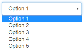 bootstrap single select dropdown