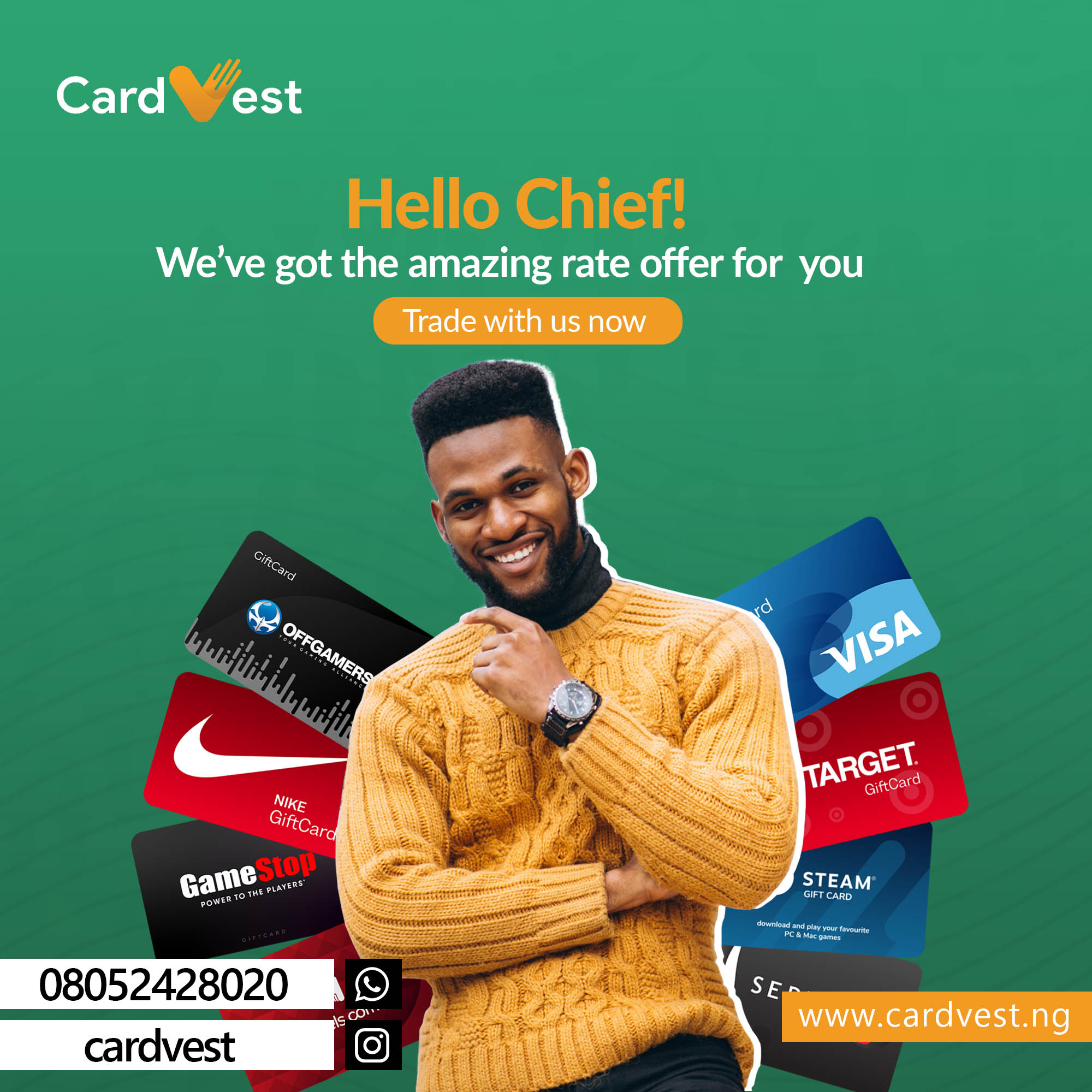 Sell and Exchange Gift Cards for Naira the Easy Way