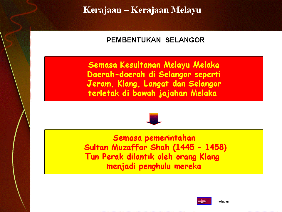 .sejarah tingkatan 1: Pembentukan Selangor