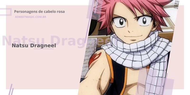 8 Personagens de cabelo rosa nos animes!