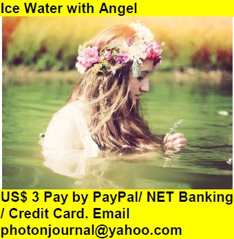  Ice Water with Angel  hot girl cute 