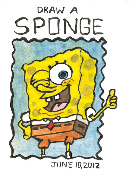 Spongebob Squarepants drawing by Ana Tirolese