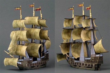 Ghost Ship Papercraft