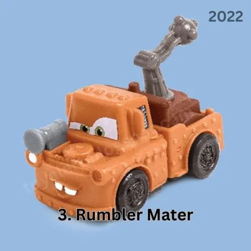 Rumbler Mater Toy McDonalds Disney Pixar Cars on the Road Happy Meal Toys 2022