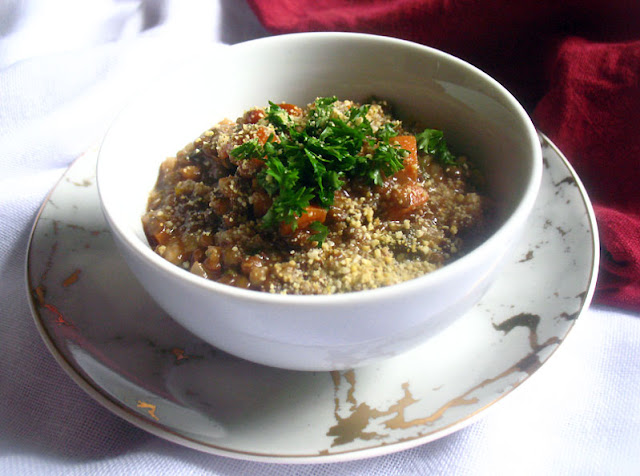 Lentil Minestrone with Swiss Chard