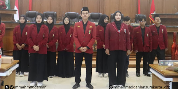Pimpinan Cabang IMM Ahmad Dahlan Kota Surakarta Gelar Pelantikan Generasi Baru di Ruang Paripurna Kantor DPRD Kota Surakarta