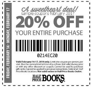 free Half Price Books coupons for february 2017