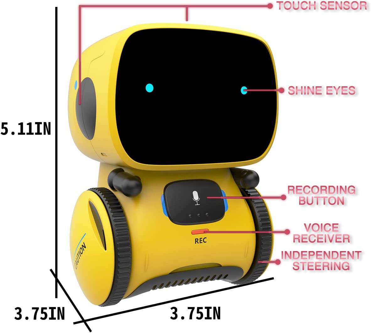 Educating Robot Smart Robots Dance Voice Command Sensor Singing Dancing