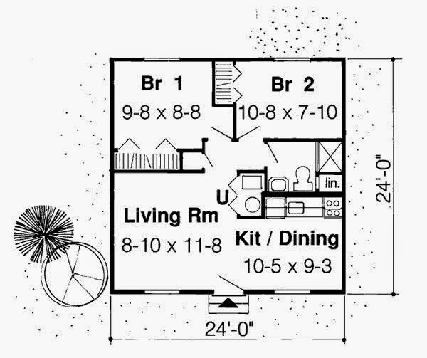  Small  2  Bedroom  Cottage  Plans  AyanaHouse