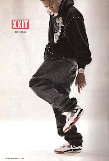 Jay Z in Air Jordan IV in white
