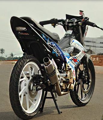 Suzuki Satria Fu Modif Road Race, Trail, dan Touring 