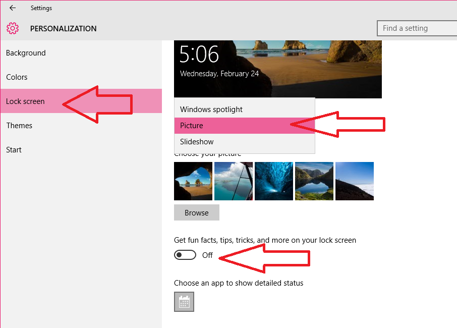 Learn New Things: How to Disable Windows 10 Lock Screen Ads, Tips & Picture