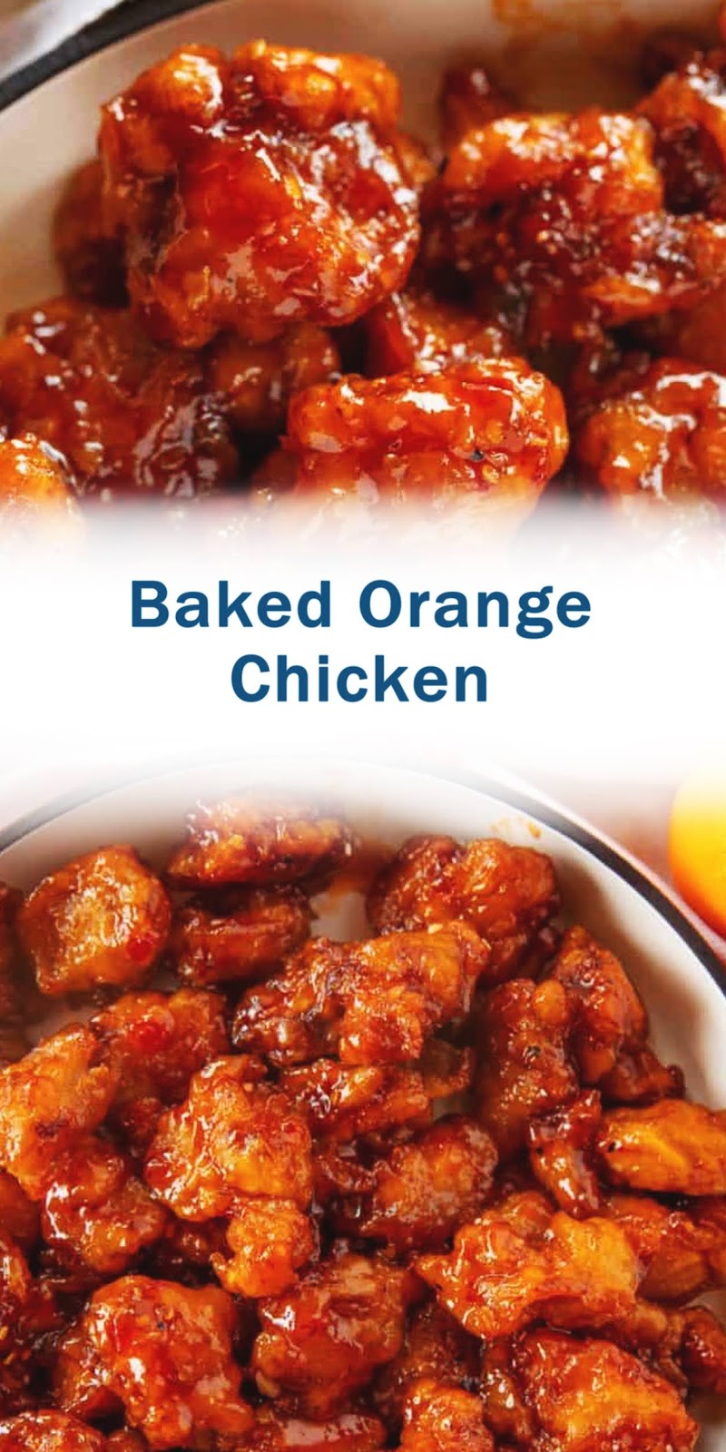 Baked Orange Chicken - 3 SECONDS
