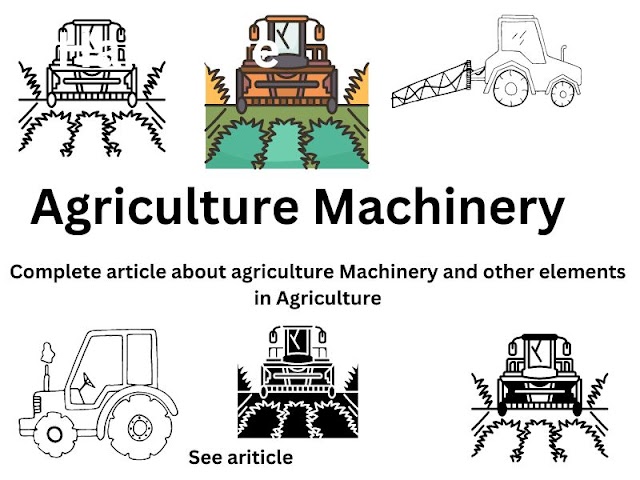 Machinery and other Elements in Agriculture