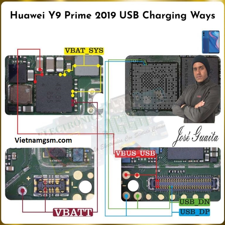 Huawei Y9 Prime 2019 Charging Solution