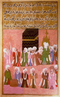 Muhammed, bir ejderhayı Kâbe'den çıkarırken