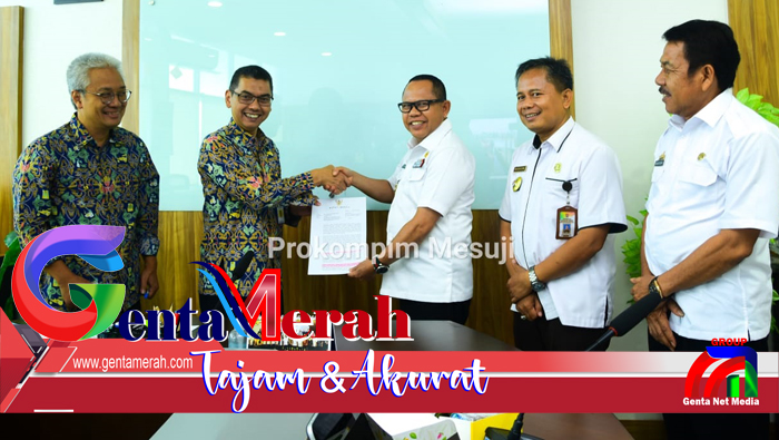 Audiensi di Kementerian PUPR, Pj Bupati Mesuji Paparkan Usulan Penanganan Jalan