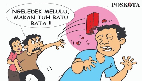 Nah ini Dia: Demen Godain Bini Tetangga, Tewas Ditimpuk Bata Merah