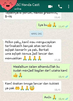 Testimoni Konsumen Paket Kambing Aqiqah Terdekat