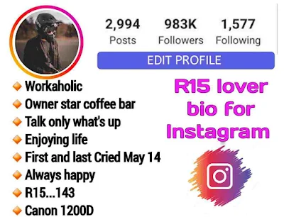 Instagram Bio for Bike Lovers