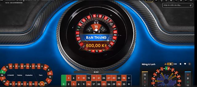 Hướng dẫn cách vào tỉ lệ Roulette Việt Nam 600k