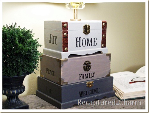 Dollar Store Trinket Box Lamp 062a
